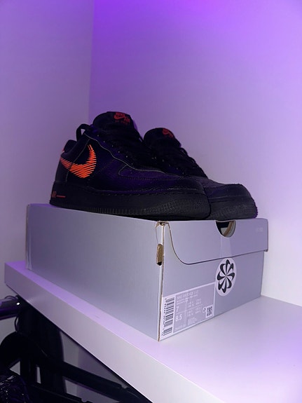 Air force 1 Black Zig Zag