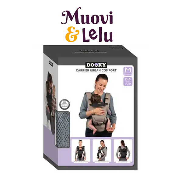 Dooky kantoreppu Carrier Urban Comfort Grey 95,90 €