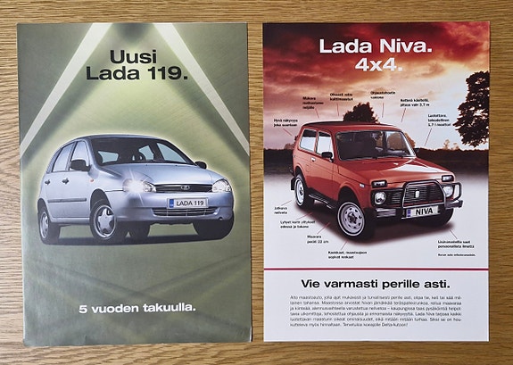 Lada 119 & Lada Niva -esitteet