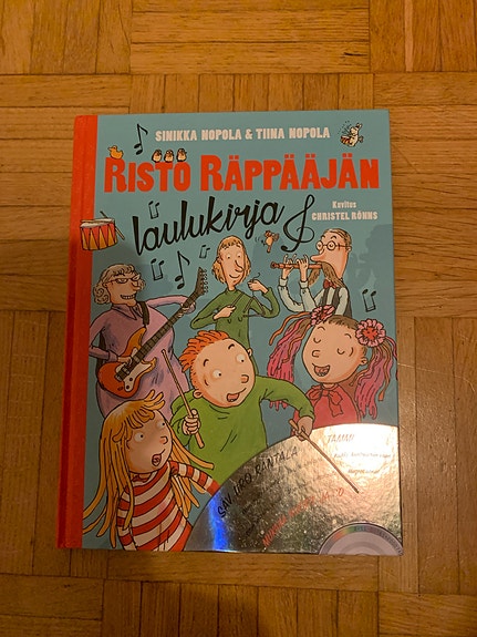 Risto Räppääjä laulukirja ja cd