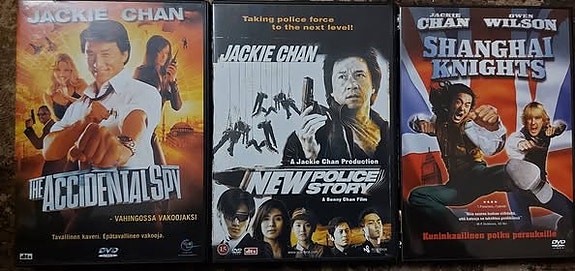 Jackie Chan-elokuvia dvd