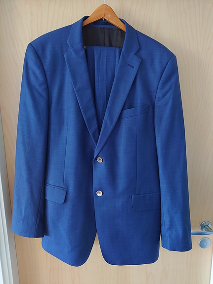Turo Tailor sininen puku - Puvun takki ja housut