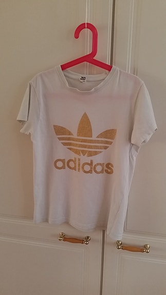 Adidas T-paita valkoinen koko 9/10