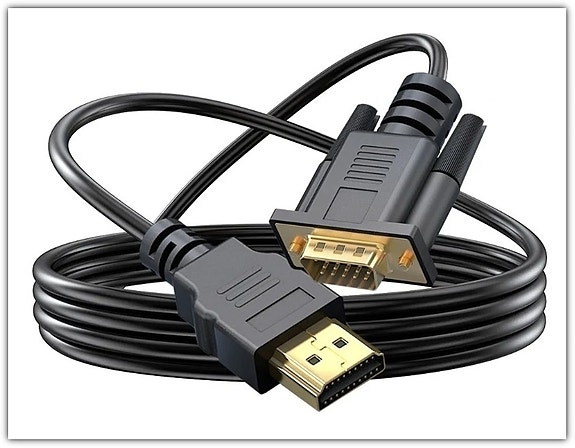 Uusi 1,8 m HDMI - VGA -muunnin / kaapeli