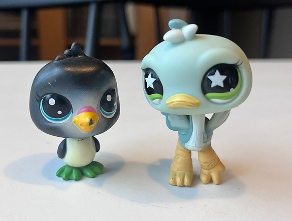 Littlest Petshop Strutsi #818, penguin lake house