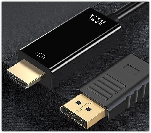 1,8m DisplayPort - HDMI-yhteensopiva kaapeli, 4K*2K