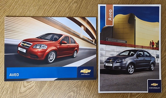 Chevrolet Aveo -esitteet