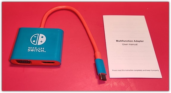 Nintendo Switch Telakointikeskitin(HDMI, VGA, USB 3.0 -portti, USB C -lataus)