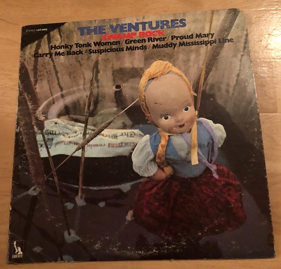 The Ventures Swamp Rock LP Vinyyli