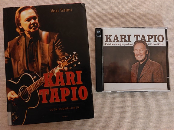 Kari Tapio -tupla-cd ja kirja, Imatra/Vantaa/posti