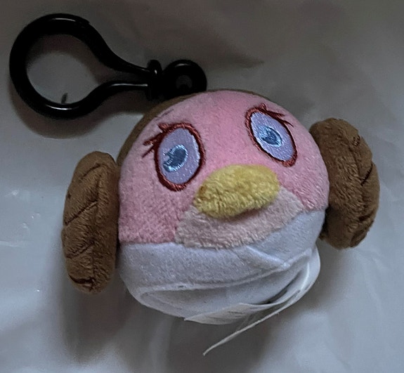 Angry Birds Star Wars Leia Stella pehmolelu lelu Reppu kortiste clip klippi