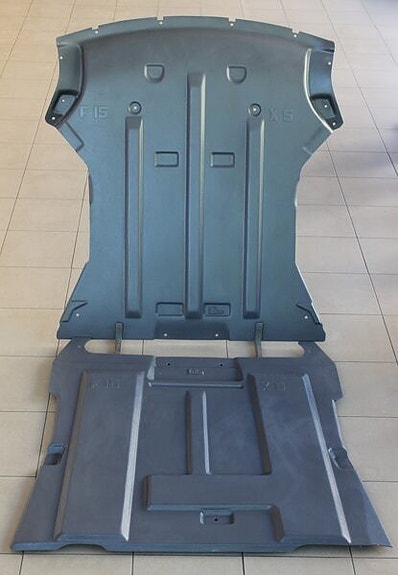 Uusi pohjapanssari BMW X5 F15 ( 2013 - 2018 ) ( 2 parts )