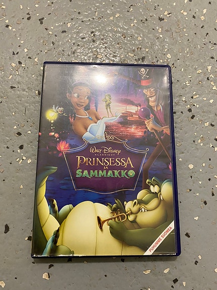 Prinsessa ja sammakko dvd