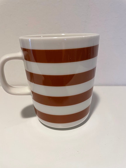 Marimekko Tasaraita muki ruskea