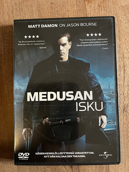 Medusan :Isku ,sinetti,perintö,verkko,(dvd)4kpl