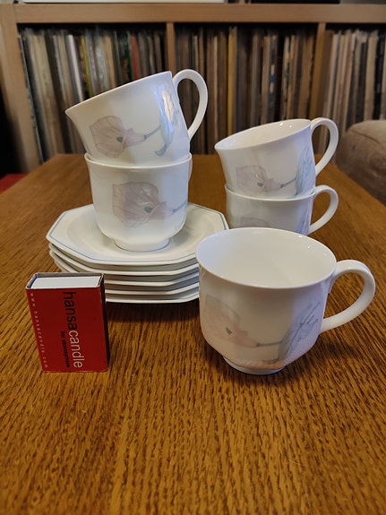 Villeroy & Boch Calla kahvikupit ja sokerikko