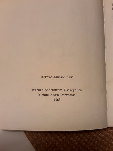 Tove Jansson Muumipapan urotyöt 1950.