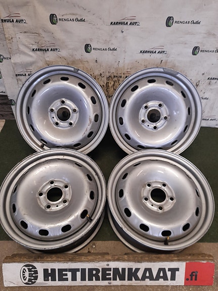 5x114.3 6.0xR16 kr.66.1 Pakettiauto Peltivanteet
