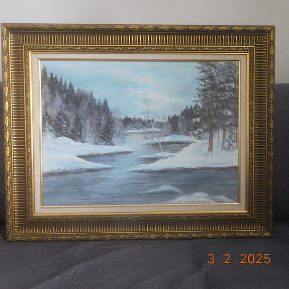 Maisemamaalaus Armas Halonen.