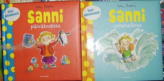 Helen Stephens : Sanni päiväkodissa/ uimahallissa