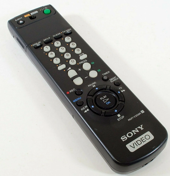Sony videonauhurin kaukosäädin