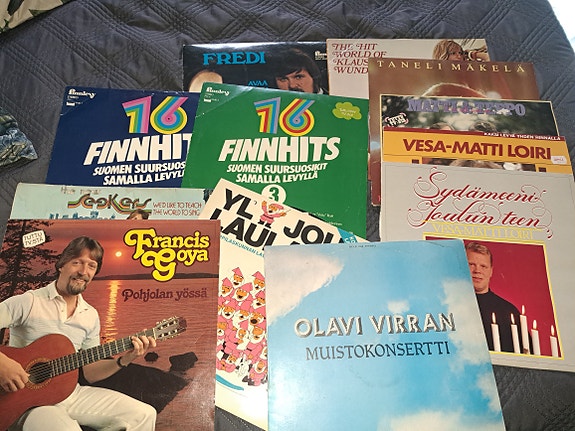 Vanhoja Vinyyli levyjä