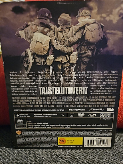 Band Of Brothers dvd-boksi