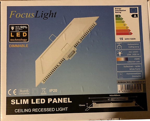FocusLight Slim Led panel –spotti