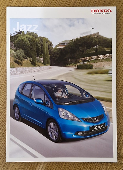 Honda Jazz -autoesite (vironkielinen)