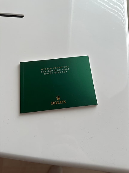 Rolex Sea-Dweller SD4k / Deepsea / James Cameron 2014 booklet