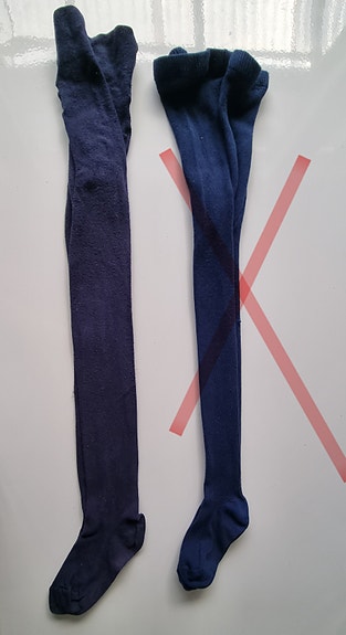 Siniset sukkahousut 130cm