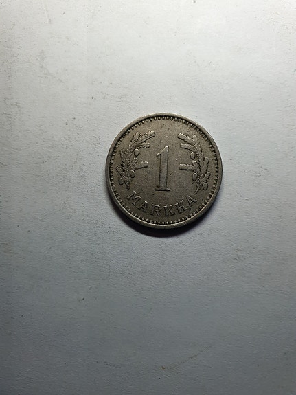 1 mk kuparinikkeli
