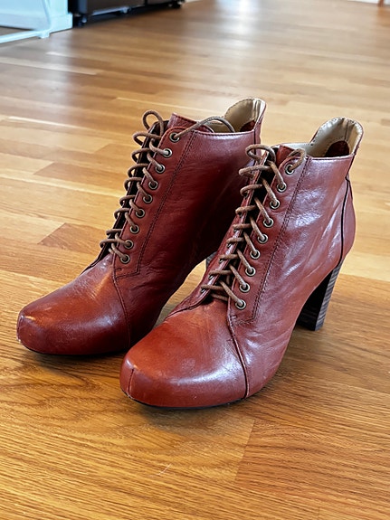 NINE WEST nahkaiset nilkkurit