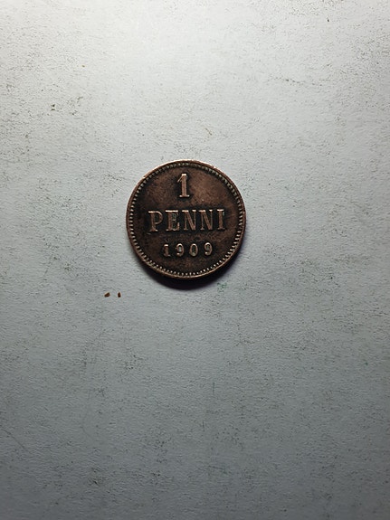 1 penni 1909
