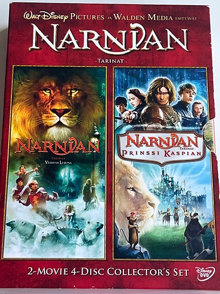 Walt Disney Narnian tarinat 2 elokuvaa 4 Disc. Voidaan postittaa.