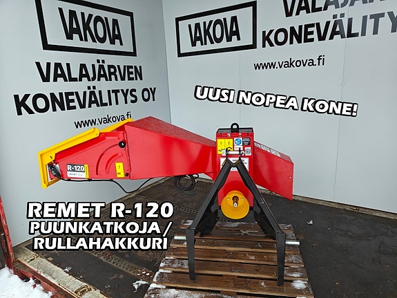 Remet R-120 puunkatkoja - 6-teräinen malli - VIDEO