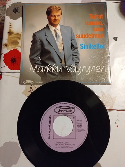 Markku Väyrynen 7" Tuhat ruusua,sata suudelmaa