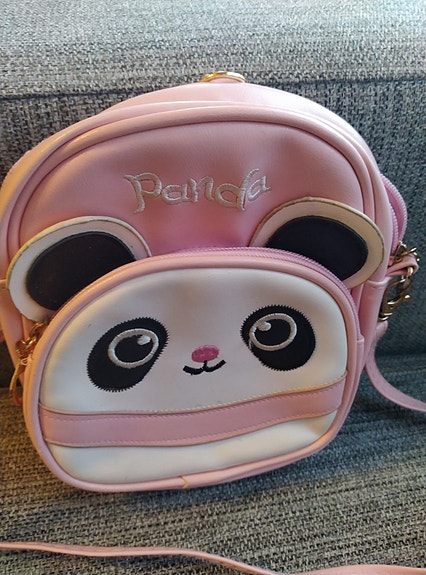 Lasten olkalaukku -panda-
