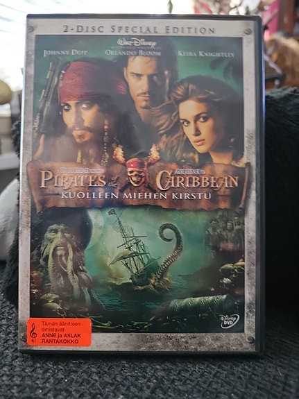 Pirates of the Caribbean leffat dvd