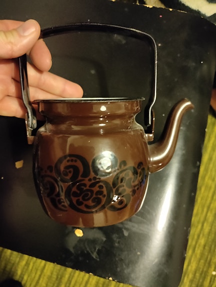 Finel orient 0.6 emalinen kahvipannu