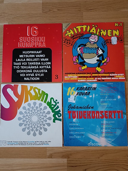LP levyjä