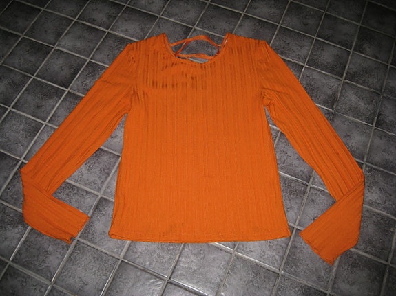 FB Sister oranssi neule koko S