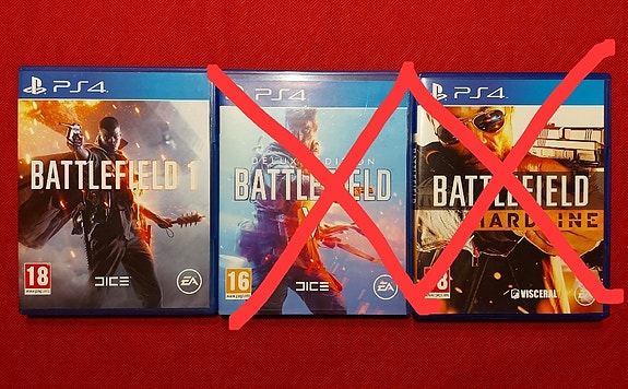 PS4 Battlefield pelit