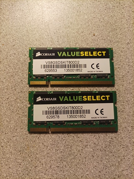 Corsair VS8GSDSKIT800D2