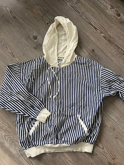 Raidallinen Vintage anorakki M