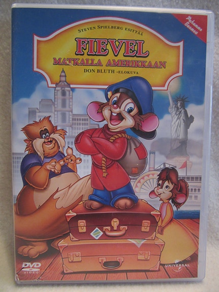 Fievel matkalla Amerikkaan dvd