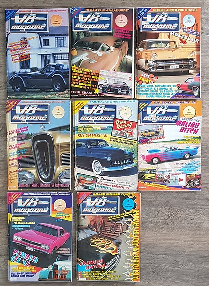 V8 Magazine lehdet 1993.