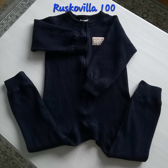 Lämmin Ruskovilla luomuvillahaalari 100 hyväkuntoinen,  vähänkäytetty