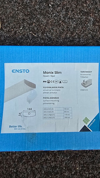 Led valaisin Ensto Monix Slim AMSL6O