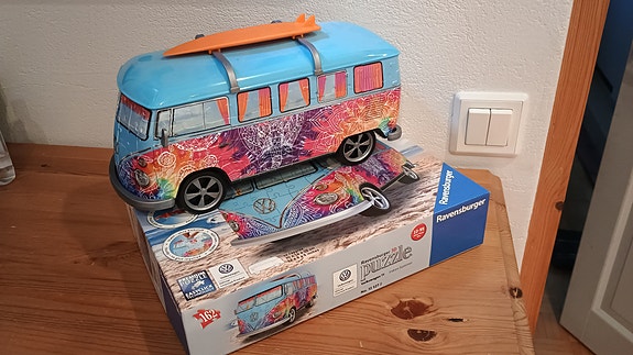 3D palapeli VW kleinbus Indian style